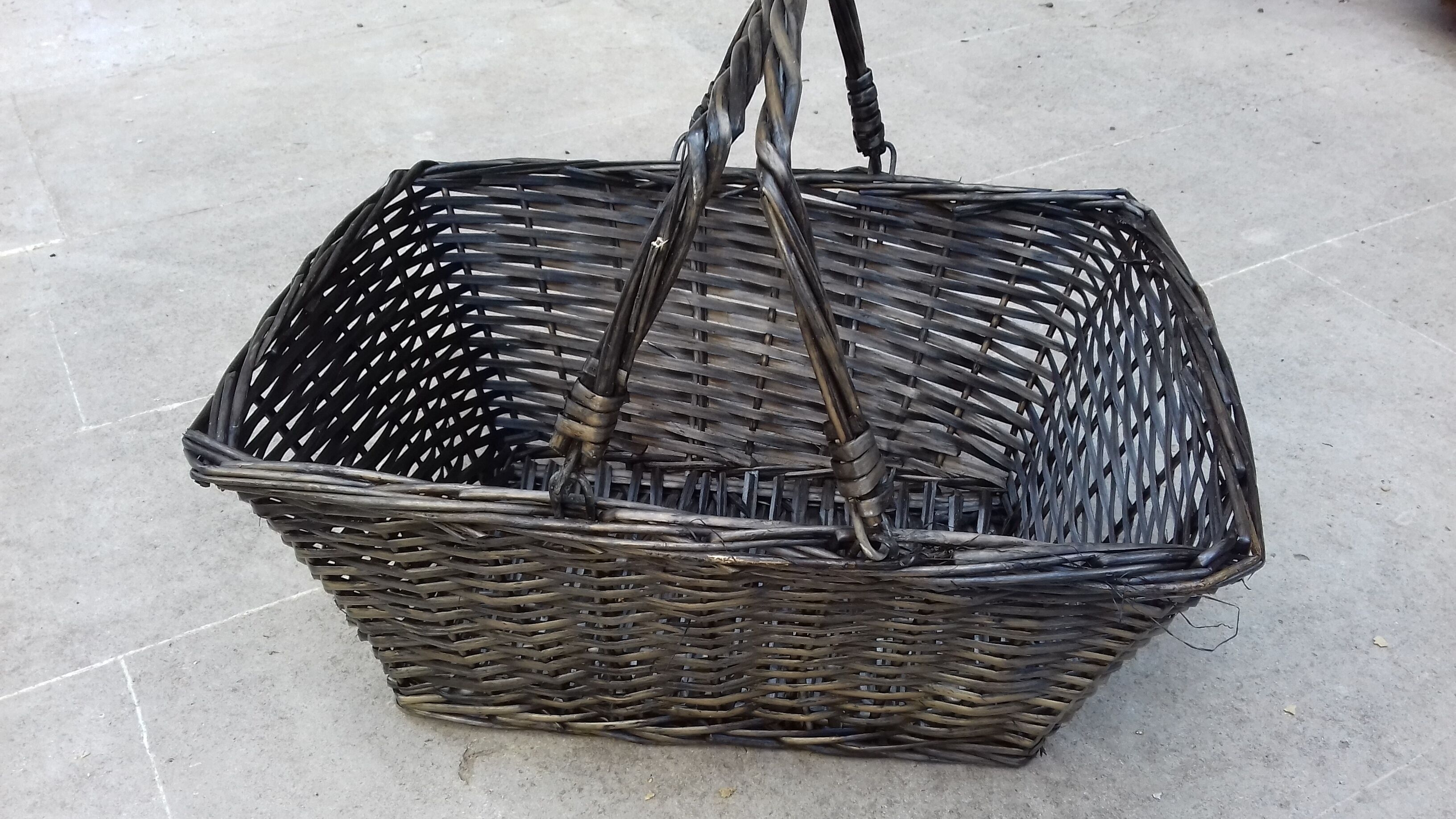 Large wicker basket