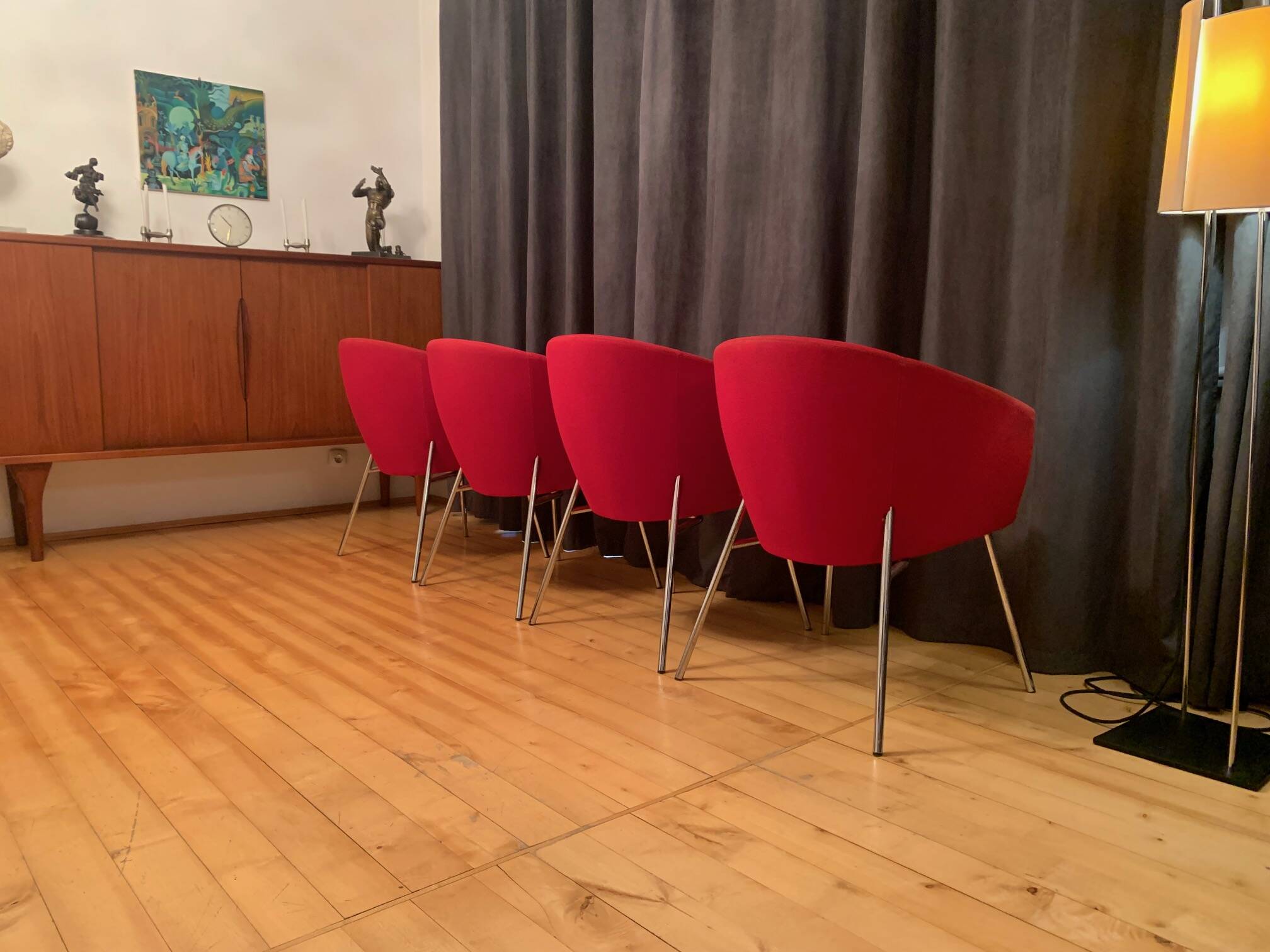 A set of four Megan club armchairs designed by René Holten, Artifort, the Netherlands