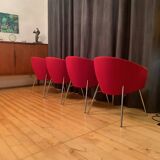 A set of four Megan club armchairs designed by René Holten, Artifort, the Netherlands