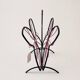 Butterfly magazine rack in metal wire, 1950s-60s