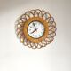 Rattan star clock