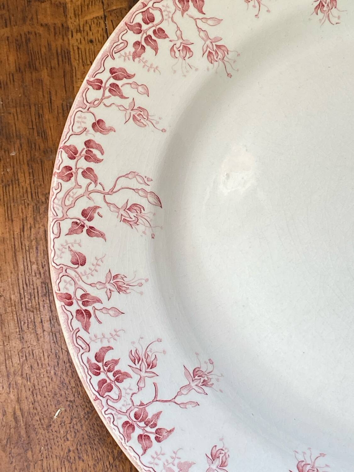 Large serving dish, ironstone, Cie Franco Anglaise