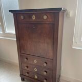 Empire mahogany veneer secretary