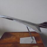 concorde plane, chrome metal