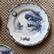 Plates Choisy Le Roi 19th in iron earth, country décor