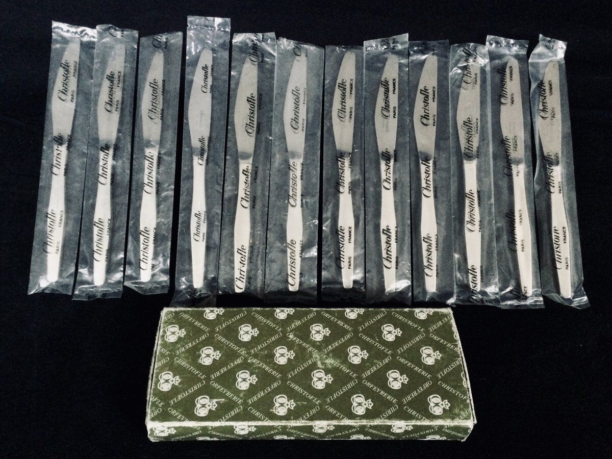12 Entremets Christofle Orly Knives