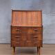 Norwegian teak secretary, Scandinavian vintage 1960s
