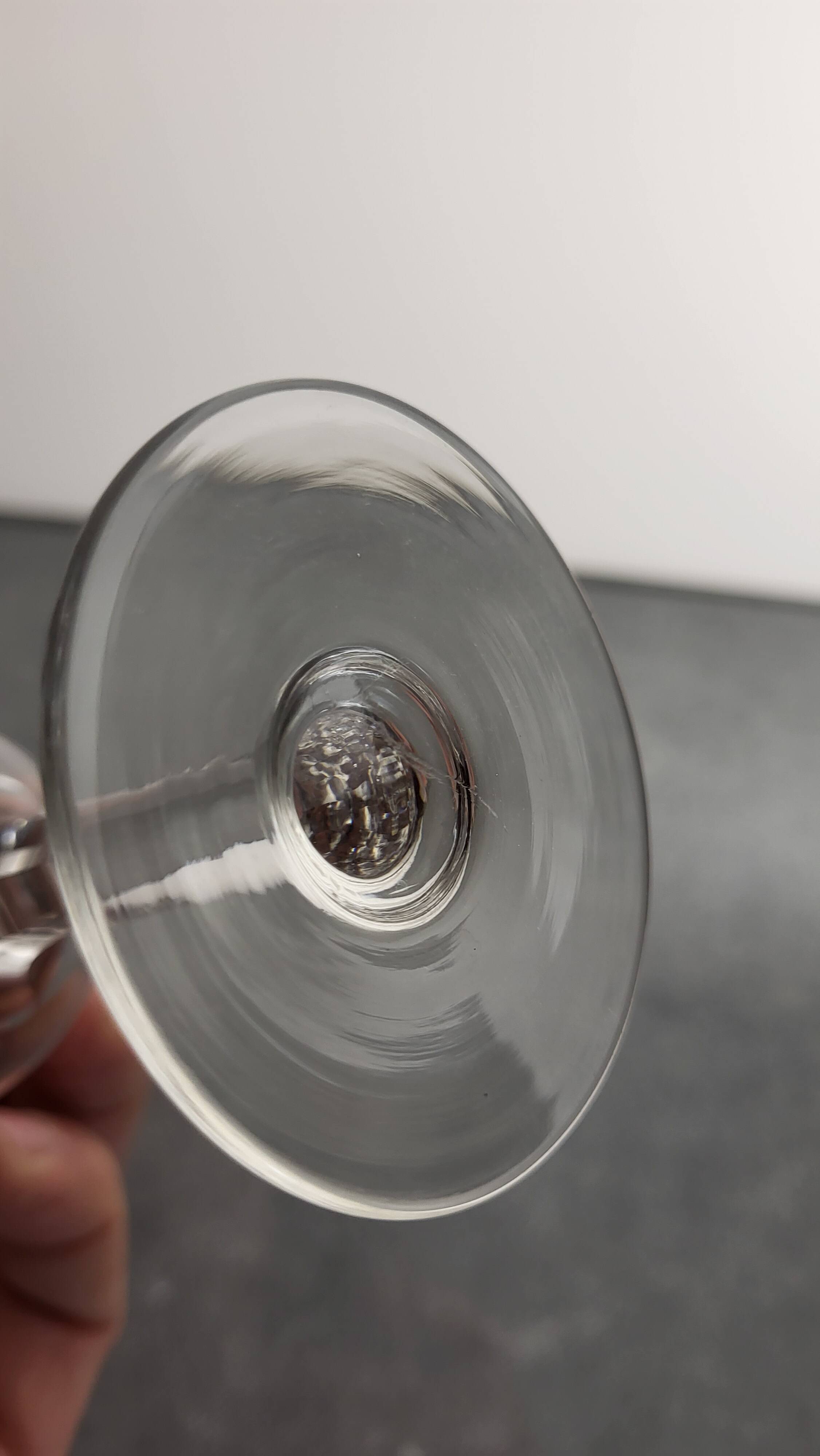 12 crystal liqueur/aperitif glasses