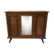 Doll cabinet 3 wooden doors with mirror