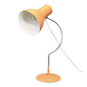 Lampe de table orange Josef Hůrka pour Napako, Tchécoslovaquie, années 1960.