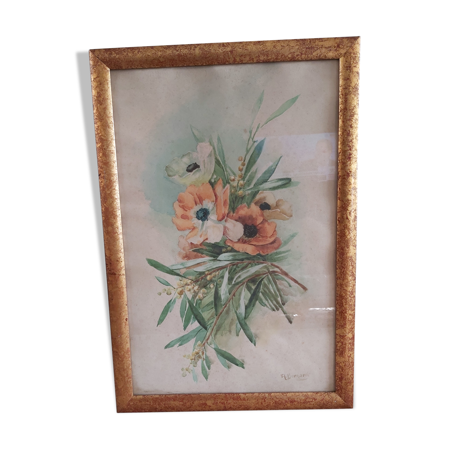 Vintage watercolour painting