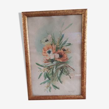 Vintage watercolour painting