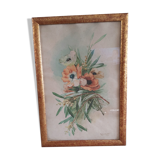 Tableau aquarelle vintage