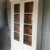 Showcase glass old cabinet