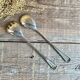 EP Zinc Italy Silver Plated Salad Servers