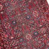 Distressed antique Persian Hamadan runner 2.8' x 9.11' - circa 1920 (1C1199)