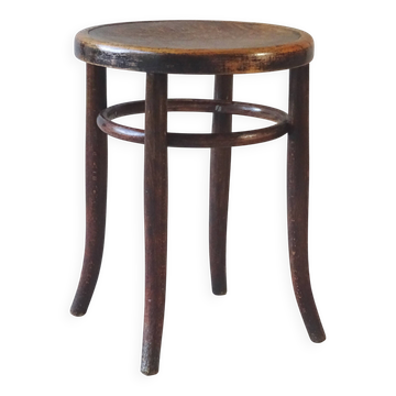 Tabouret de bistrot Fischel 1915, no Thonet, assise Thermoformée