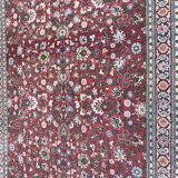 Vintage Turkish carpet Hereke end knoated hand 150x225 cm