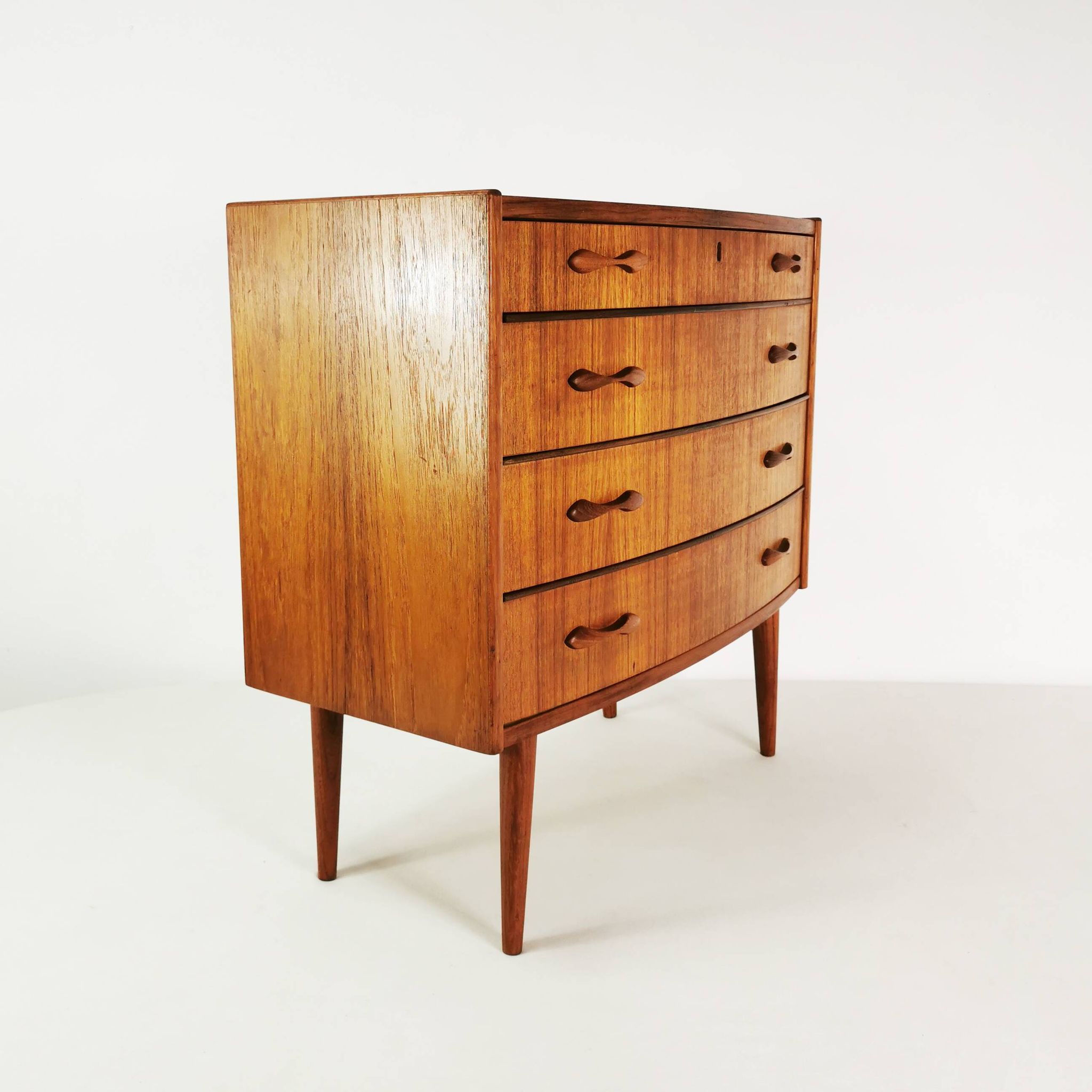 Tekowa komoda Mid century, Sykklven, proj. Brodrene Blindheim, Norway, lata 60.
