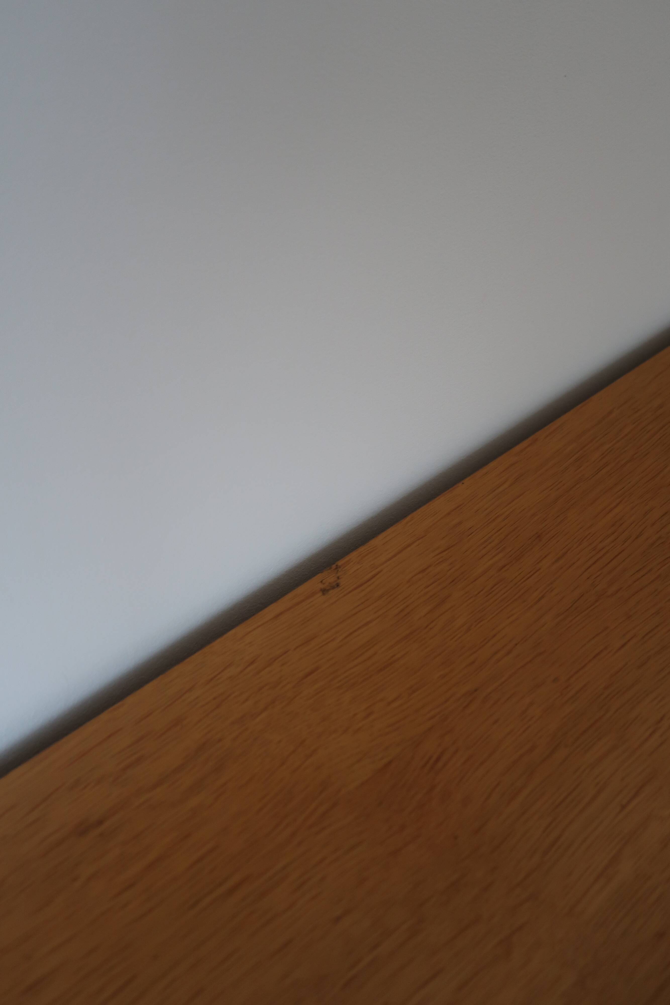 Scandinavian light wood desk