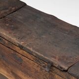 Banc Coffre Primitif Wabi Sabi, France, 19ème Siècle