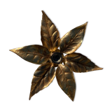 Willy Daro floral Florentine wall sconce