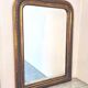 Antique large Louis Philippe mirror, decorated with gilt leaf - "Claude"