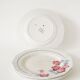 Set of 4 St Amand dessert plates, Printemps model, 1950.