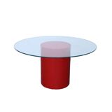 Red leg coffee table