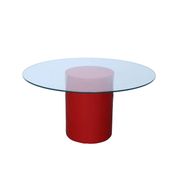 Red leg coffee table
