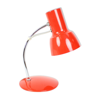 Mid-Century red table lamp / Napako, 1970's