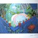 Lithograph by David Hockney, signed and numbered.