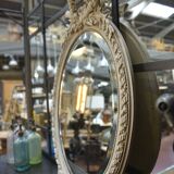 Oval mirror style Louis XVI 63x100cm