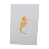 Engraving 1 yellow seahorse color