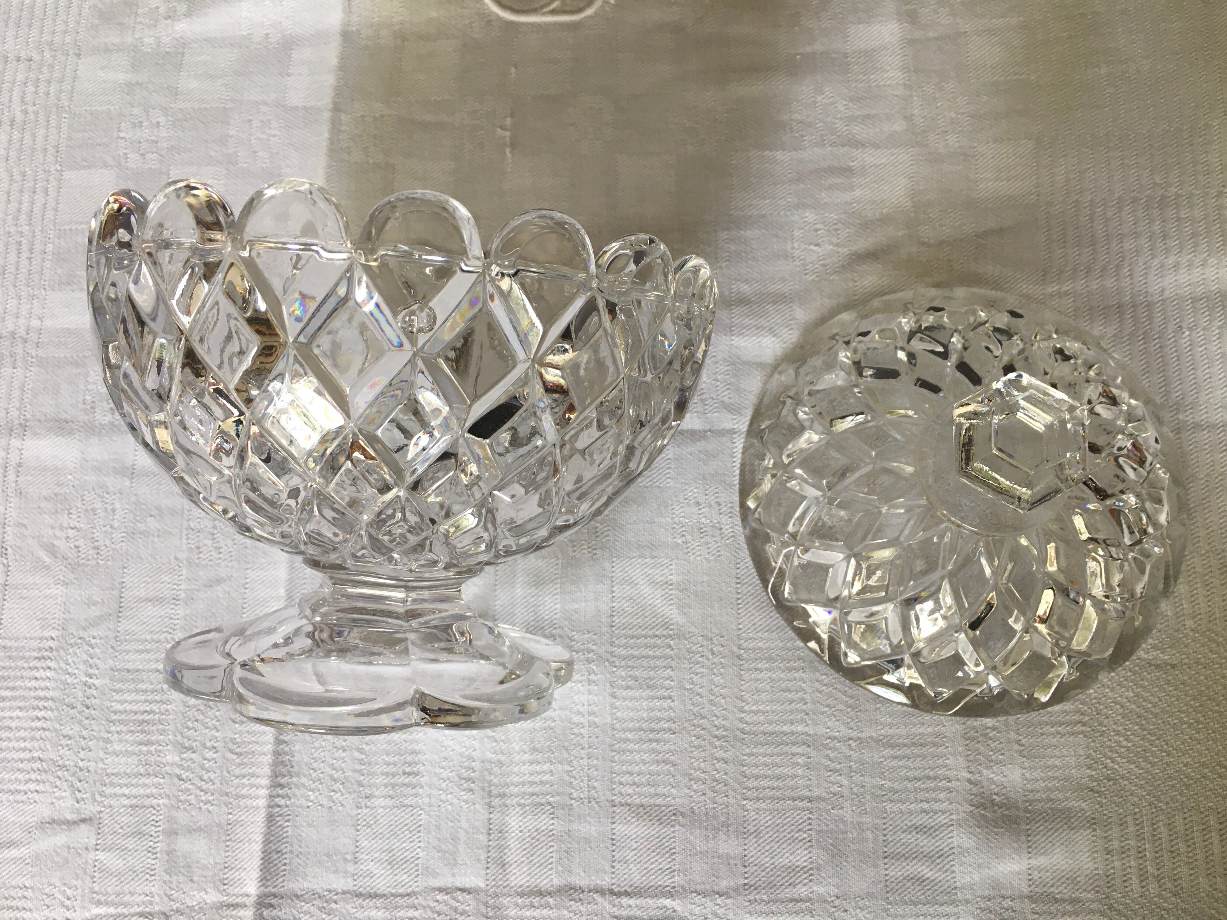 Baccarat cast crystal candy