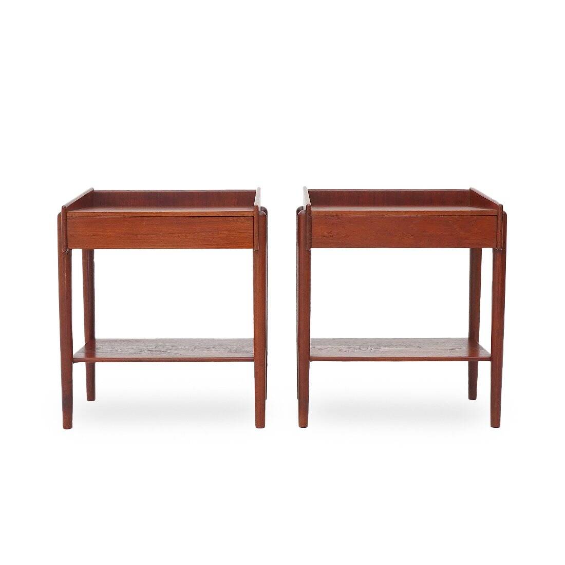 Bedside tables by Børge Mogensen for Soborg Mobler, 1950s, set of 2.