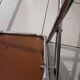 Lot de 2 chaises sodomexyl  chromées pliantes skaï