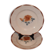 2 Digoin Sarreguemines vintage dishes powder pink