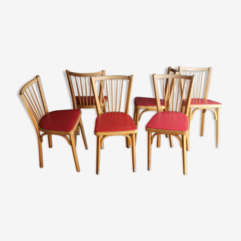 Suite of 6 Baumann chairs No.53