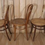 Series 6 bistro chairs model n°18 Thonet style