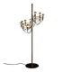 Large sculptural floor lamp executed in the style of Gino Sarfatti
