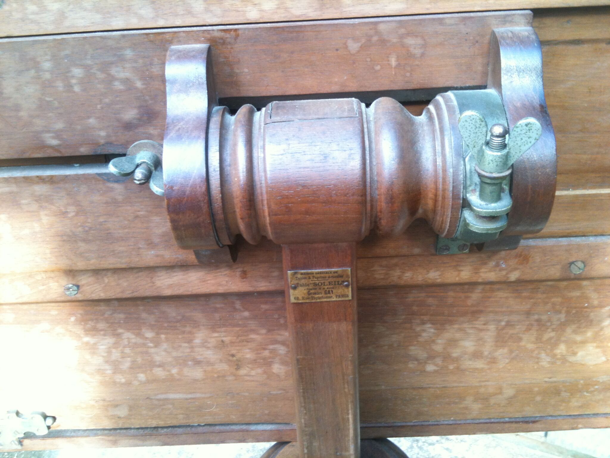 Table pupitre articulé