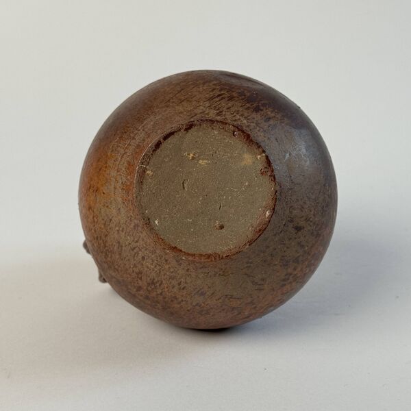 Paire de petits pichets en grès Jacky Coville, 1970