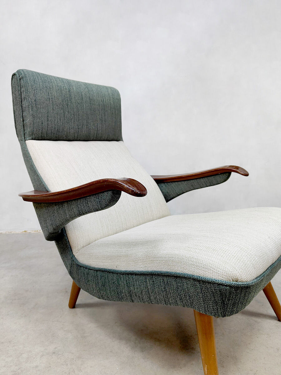 Scandinavian modern design armchair 'Duo tone'