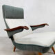 Scandinavian modern design armchair 'Duo tone'
