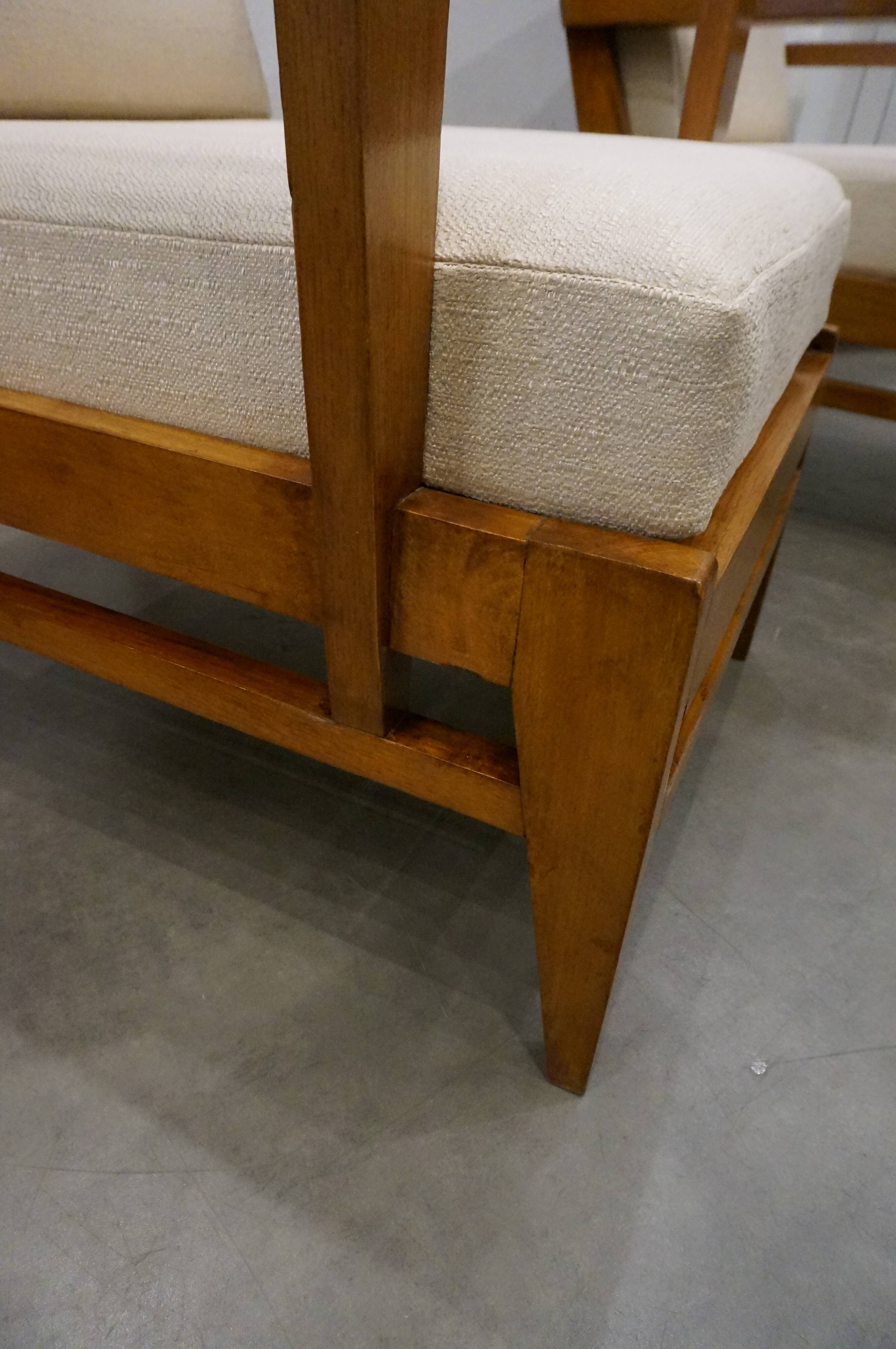 Pair of armchairs by René Gabriel