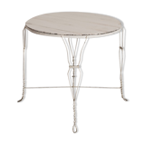 Wrought iron dining table, 1920s.