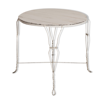 Wrought iron dining table, 1920s.