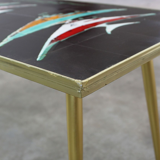 Coffee table with ceramic tiles by Denisco