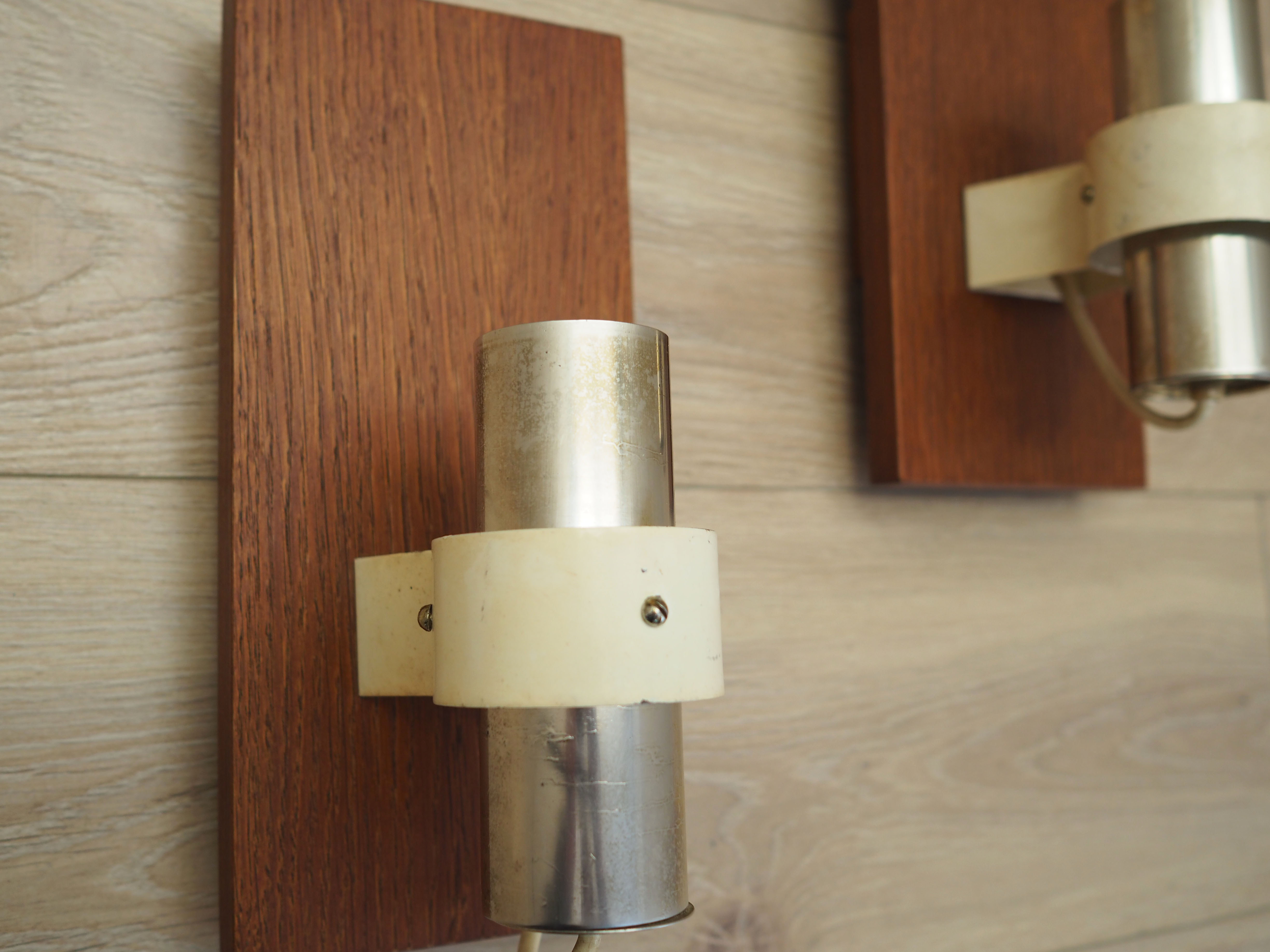 Set of two wall lamps, Danish design, 1960s, Denmark